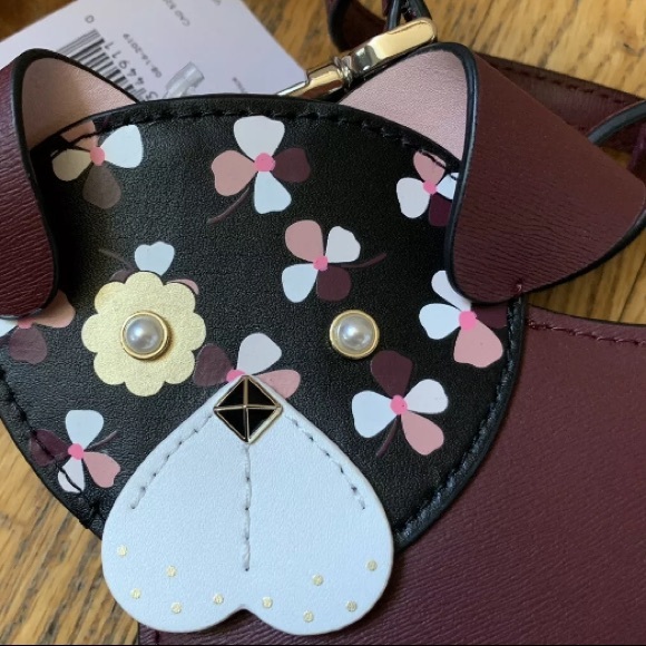 kate spade Bags Kate Spade Dog Crossbody Floral Pup Cherrywood